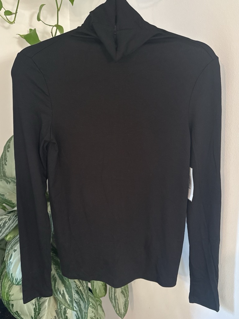 AG Adriano Goldschmied Black Long Sleeve Top